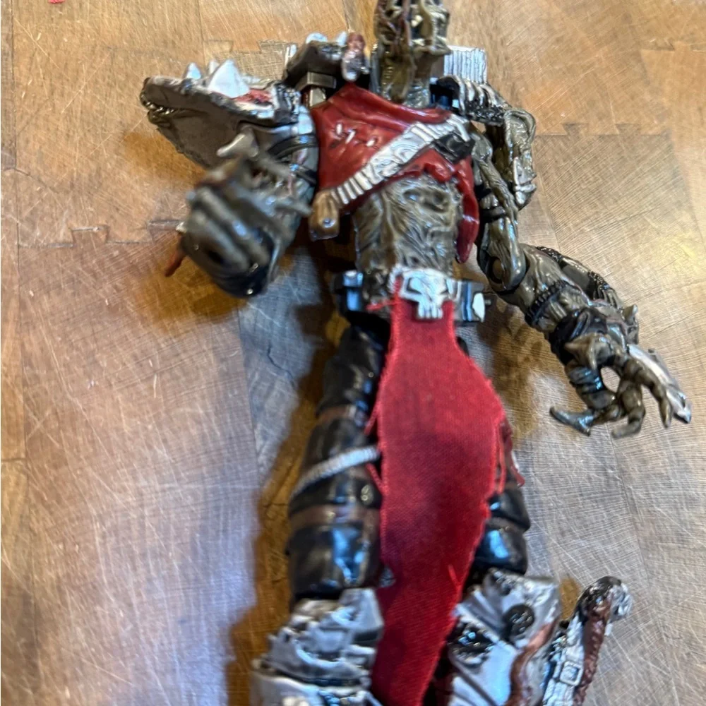 1997 McFarlane Spawn Series 7 Zombie Spawn Red Black Fantasy Action Figure Toy